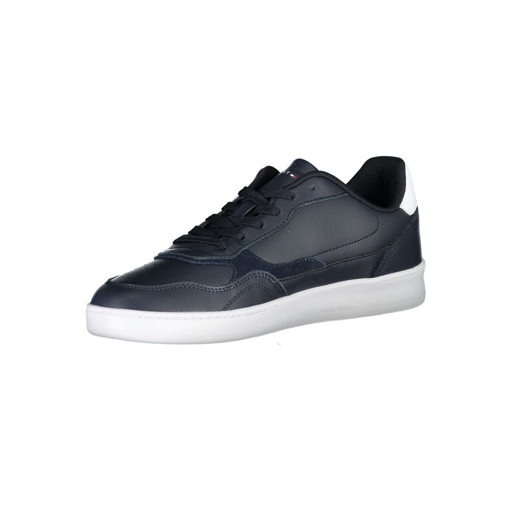 Blue Polyethylene Men Sneaker