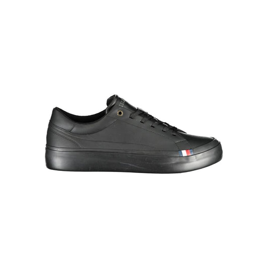 Black Polyethylene Men Sneaker