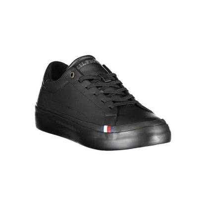 Black Polyethylene Men Sneaker