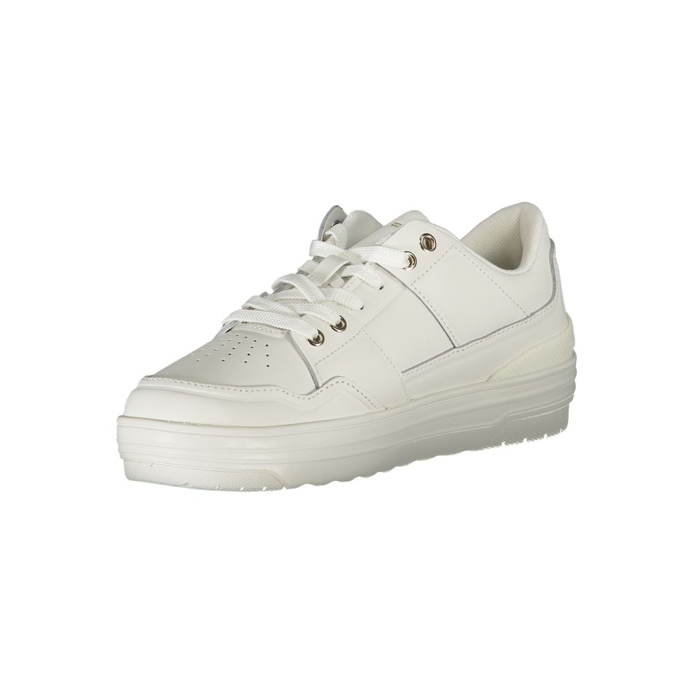 White Leather Women Sneaker