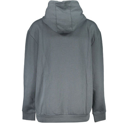 Elegant Hooded Fleece Sweatshirt in Gray