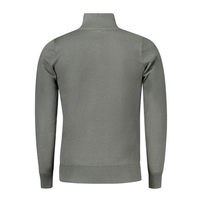 Green Viscose Men Sweater