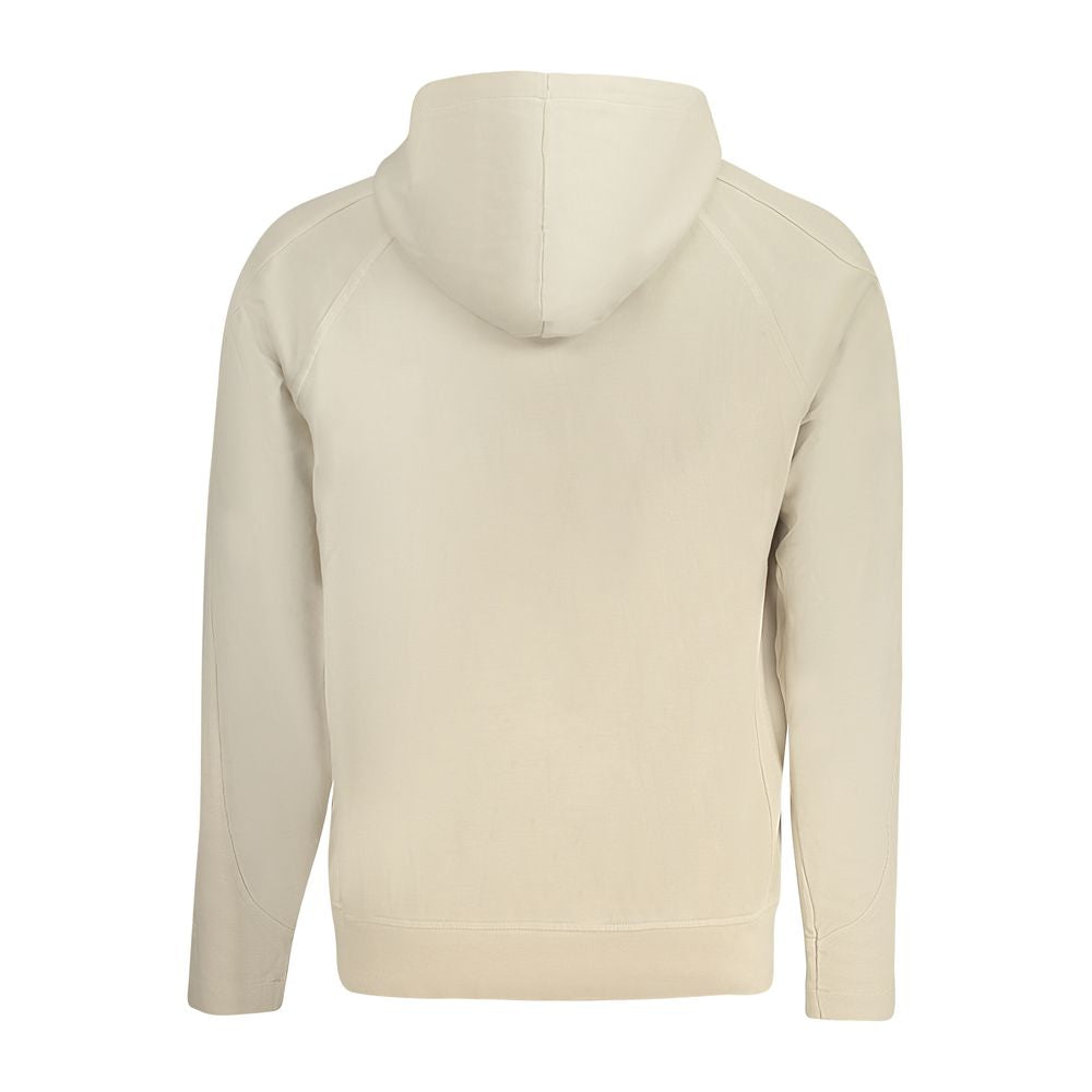 Beige Cotton Men Sweater