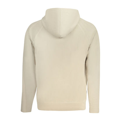 Beige Cotton Men Sweater