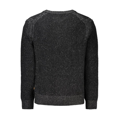 Black Wool Men Sweater