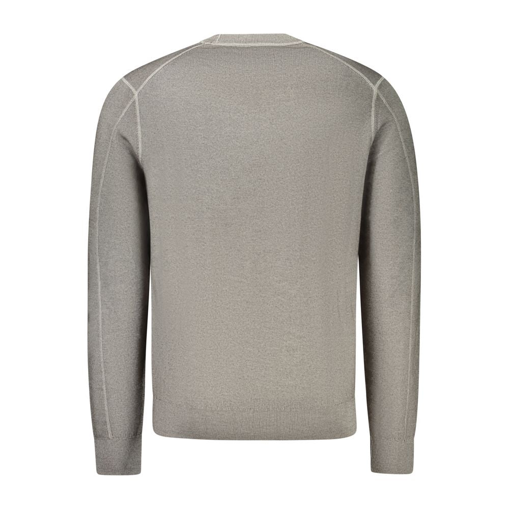 Gray Wool Mens Sweater