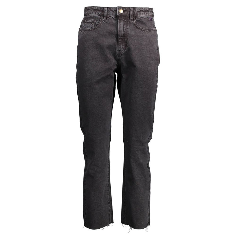 Black Cotton Women Jean