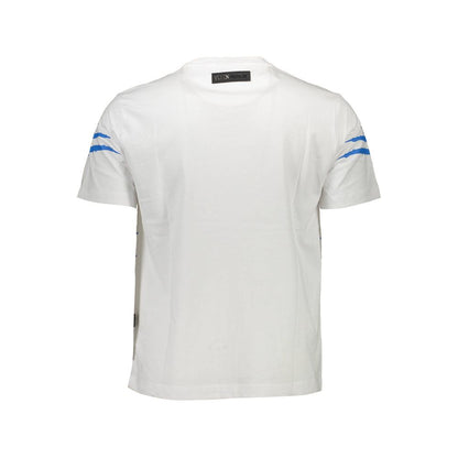 White Cotton Men T-Shirt