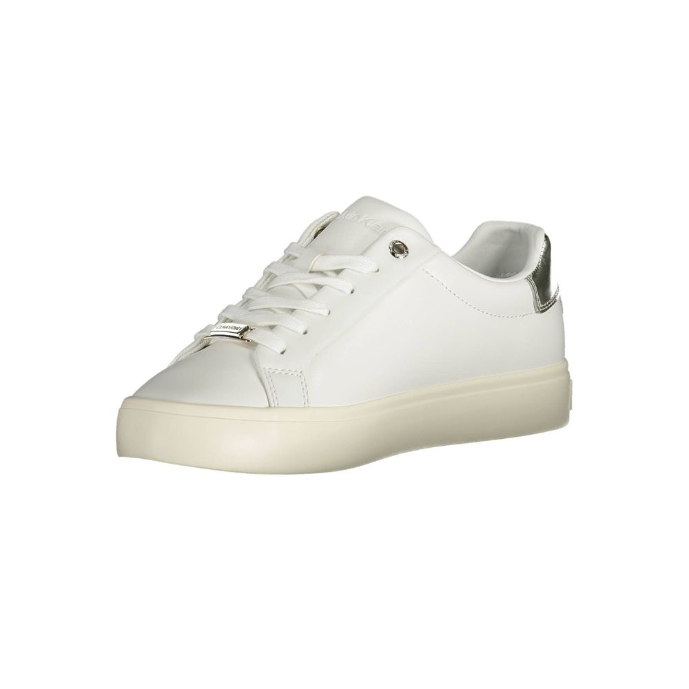 White Leather Women Sneaker