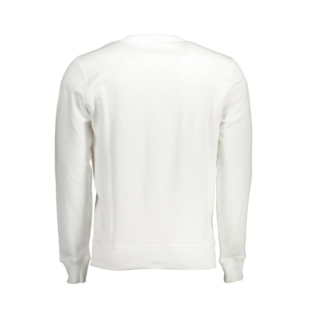 White Cotton Men Sweater