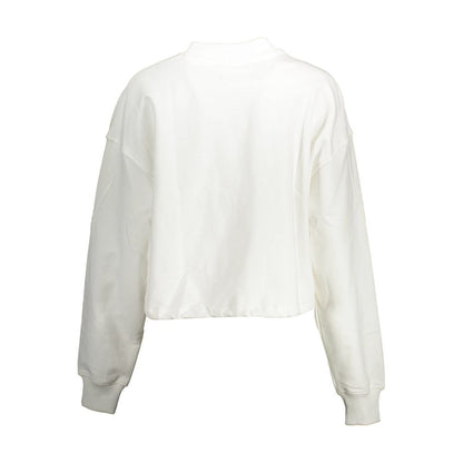 White Cotton Women Sweater