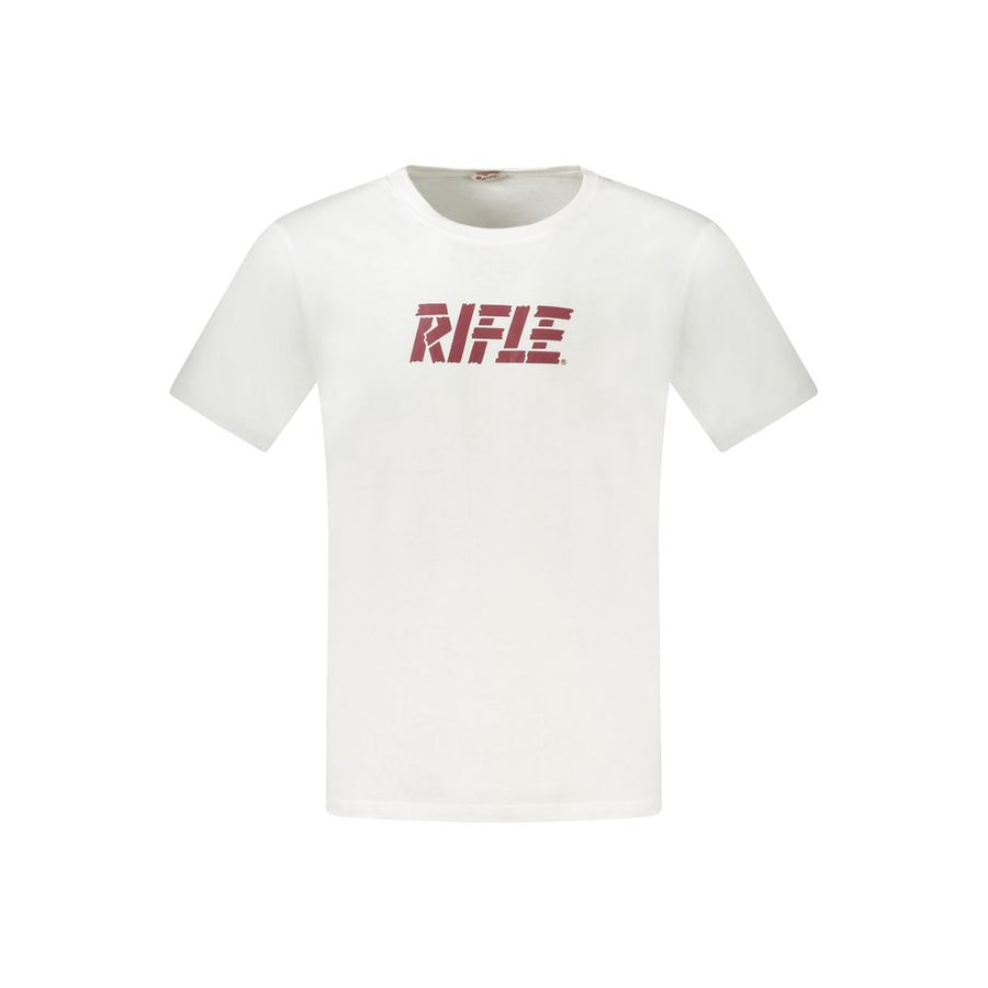 White Cotton Men T-Shirt