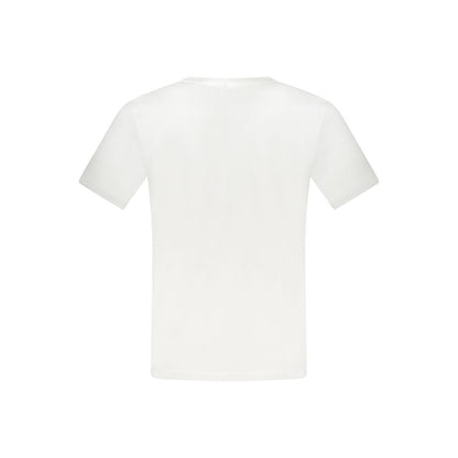 White Cotton Men T-Shirt