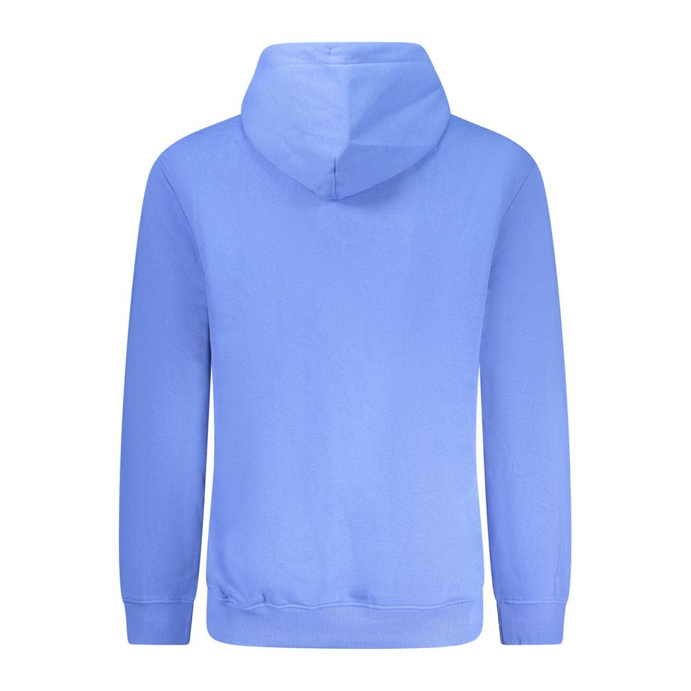 Blue Cotton Men Sweater