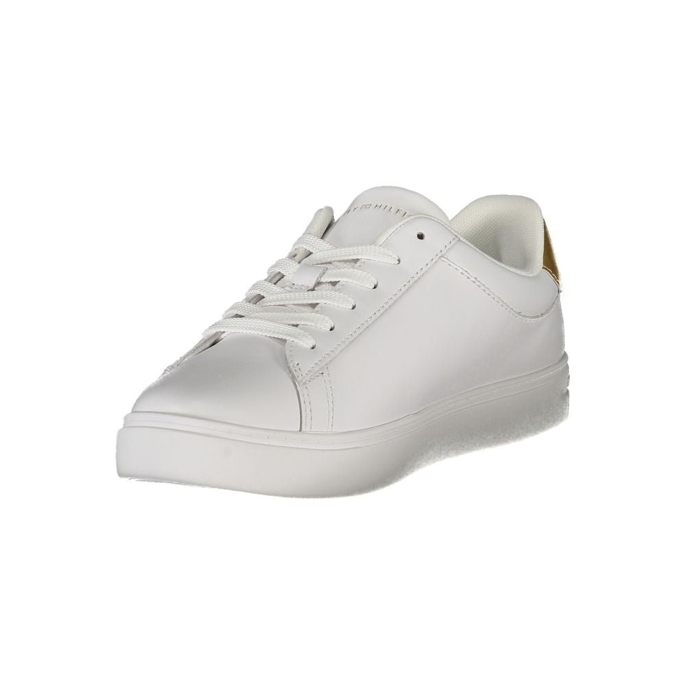 White Leather Women Sneaker