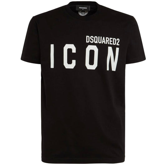 Black Cotton T-Shirt