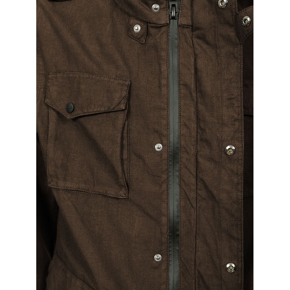 Brown Linen Jacket