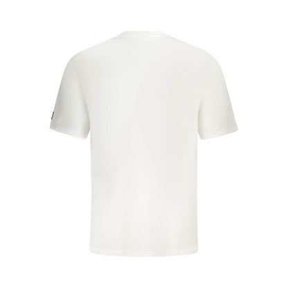 White Cotton Men T-Shirt