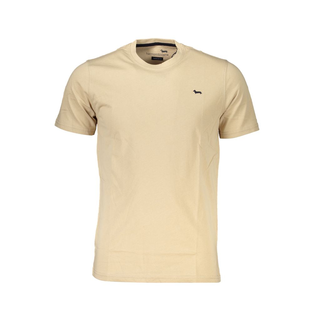 Beige Cotton T-Shirt