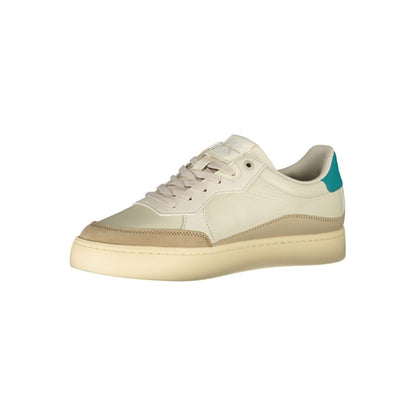 Beige Polyester Sneaker