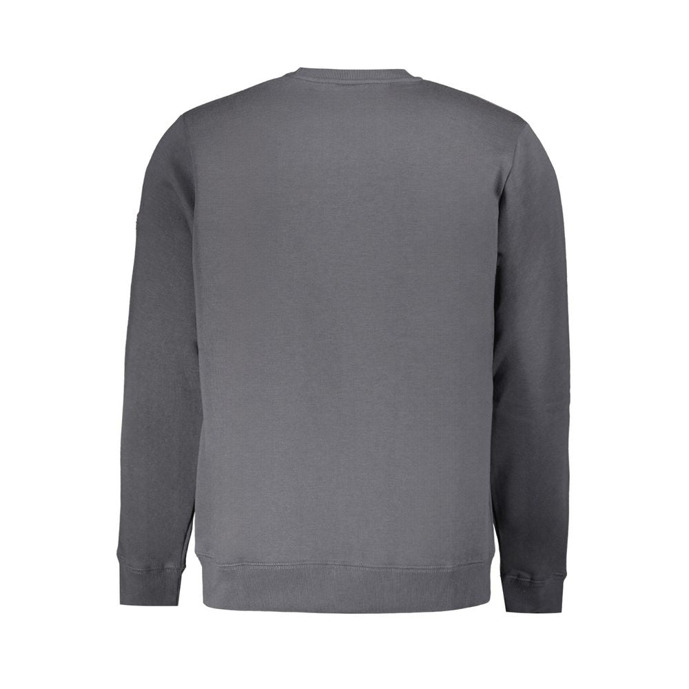 Gray Cotton Men Sweater