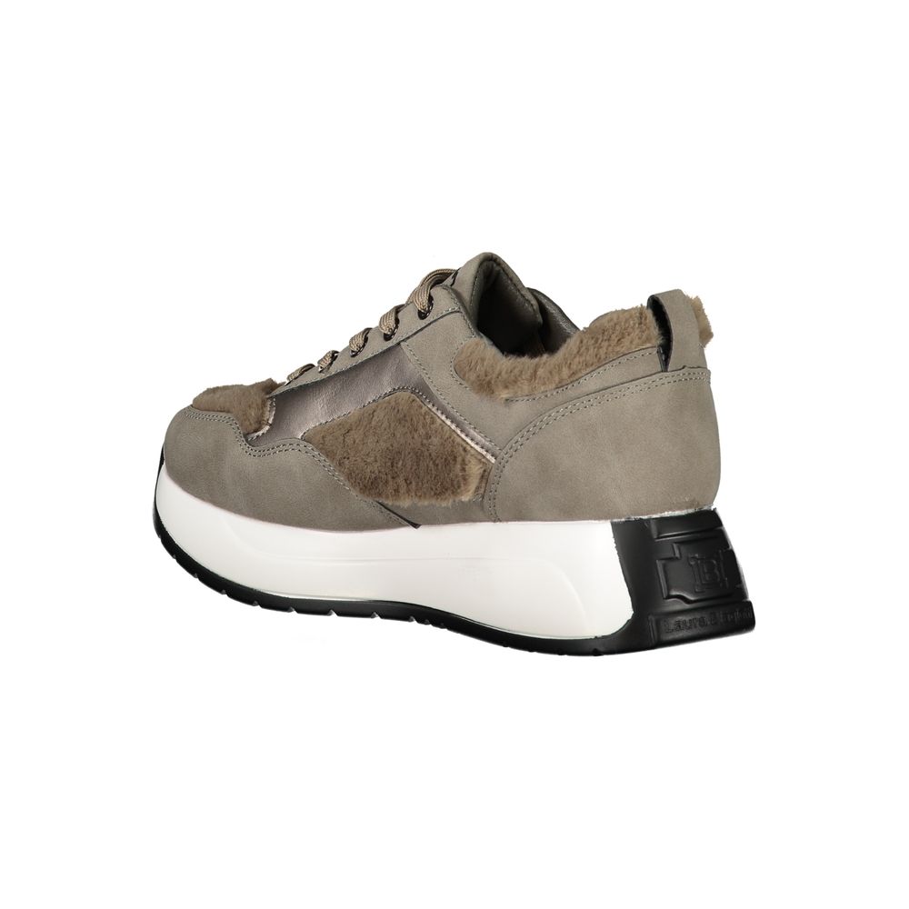 Gray Polyethylene Women Sneaker