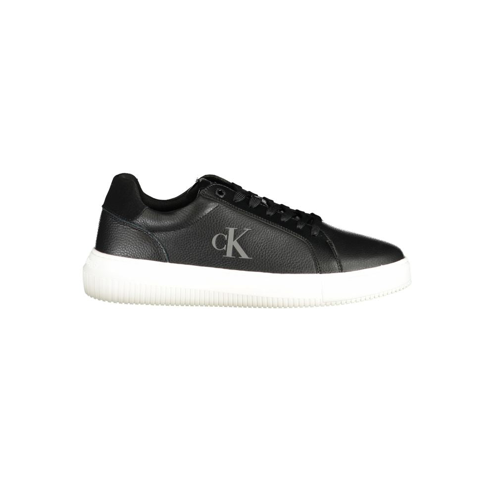 Black Polyethylene Men Sneaker