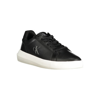 Black Polyethylene Men Sneaker