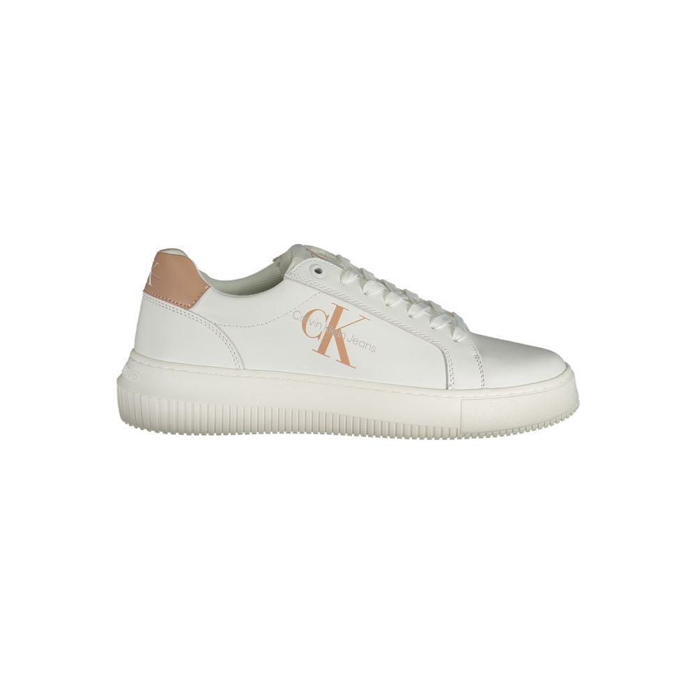 White Leather Women Sneaker