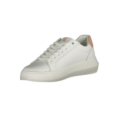 White Leather Women Sneaker