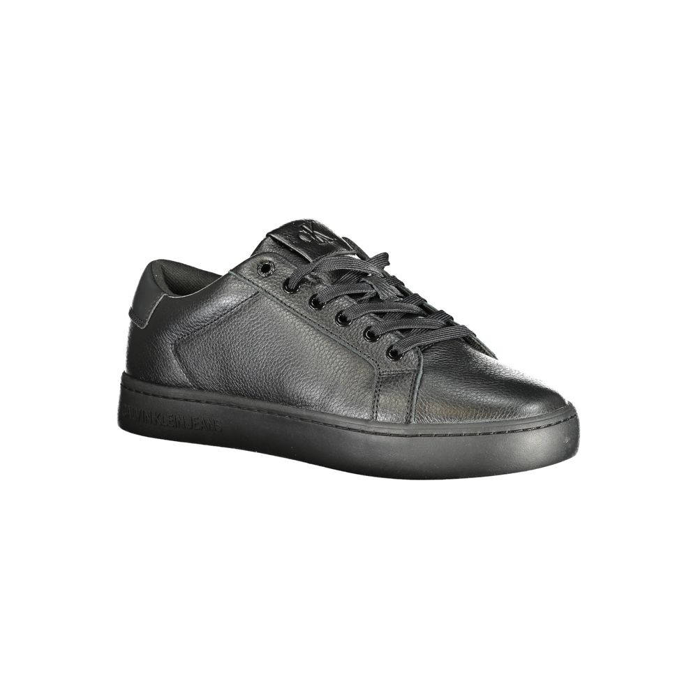 Black Polyethylene Men Sneaker