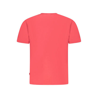 Red Cotton Men T-Shirt