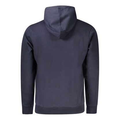 Blue Cotton Men Sweater