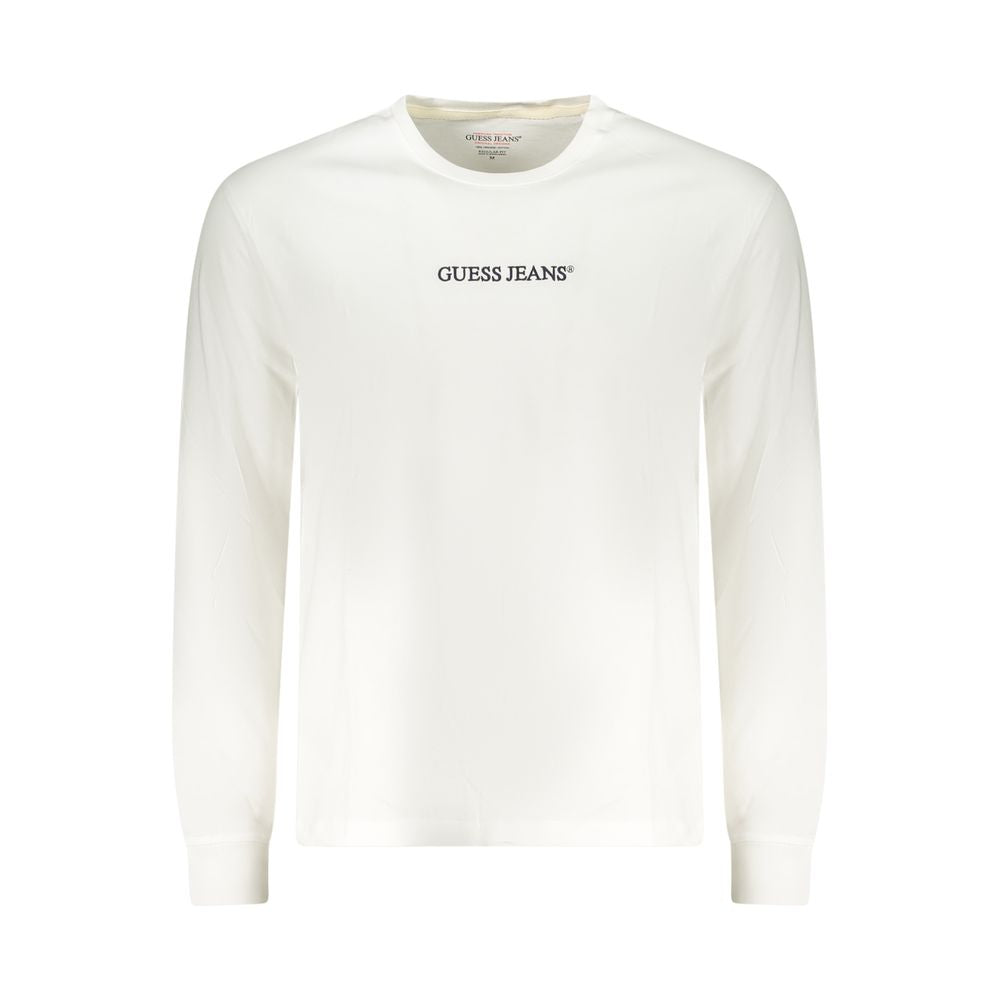 White Cotton Men T-Shirt