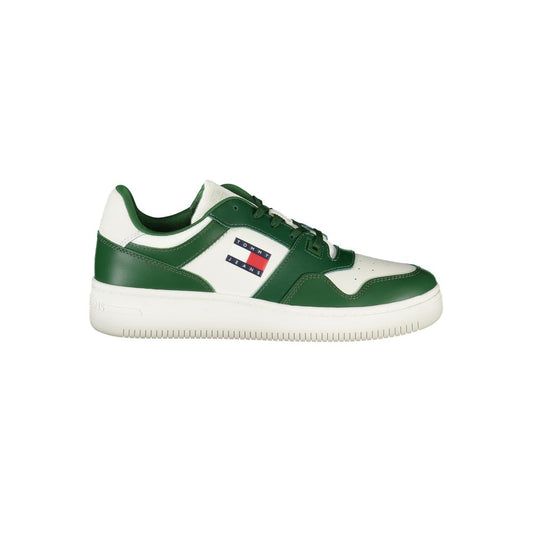 Green Leather Men Sneaker