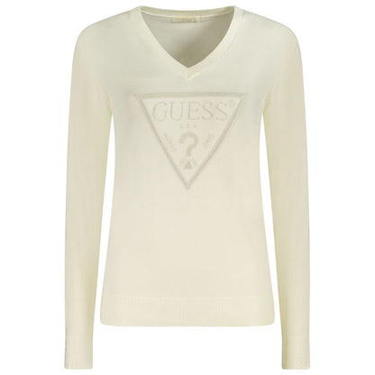 White Viscose Sweater