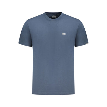 Blue Cotton Men T-Shirt