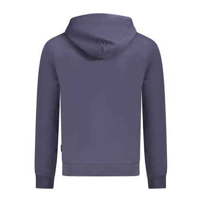 Blue Cotton Men Sweater