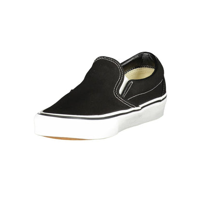 Black Polyester Women Sneaker