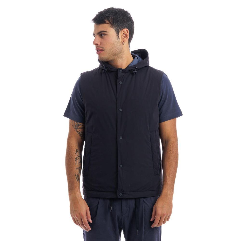 Blue Nylon Vest