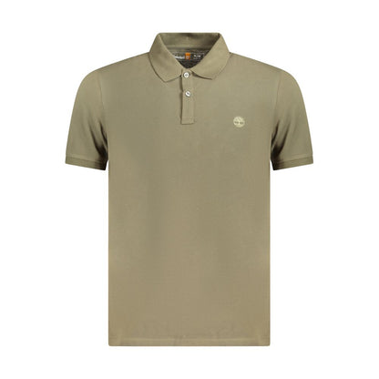 Green Cotton Polo Shirt