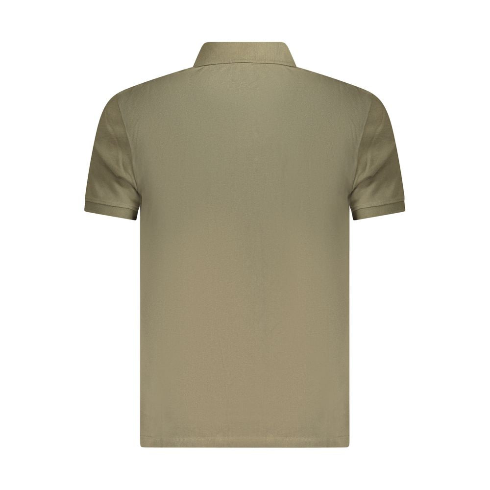 Green Cotton Polo Shirt