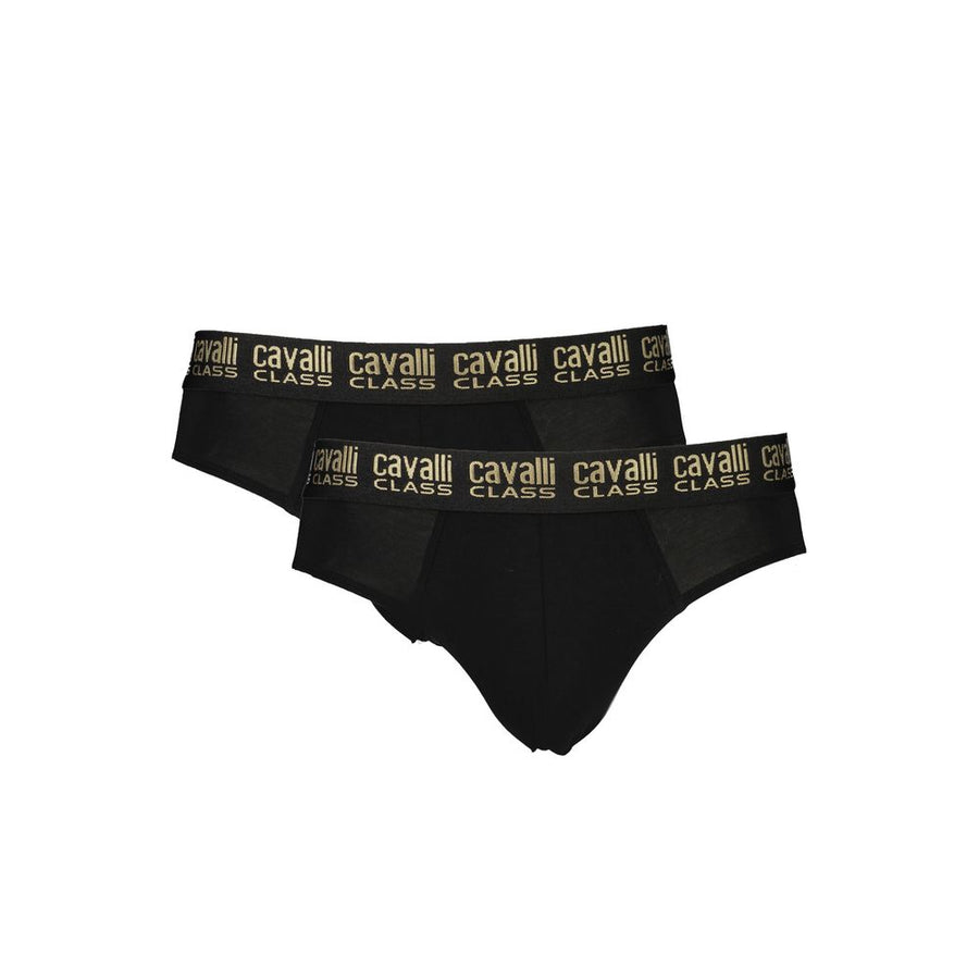 Black Cotton Men Underwear