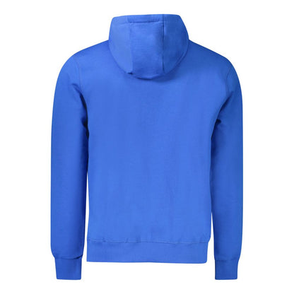 Blue Cotton Men Sweater