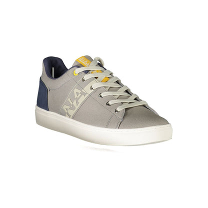 Gray Polyester Sneaker