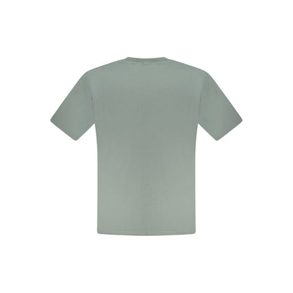 Green Cotton Men T-Shirt