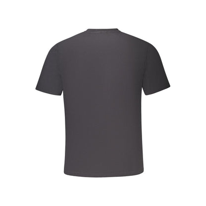 Black Cotton Men T-Shirt