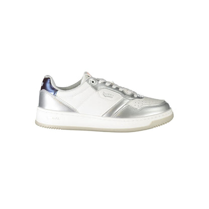 White Polyester Sneaker