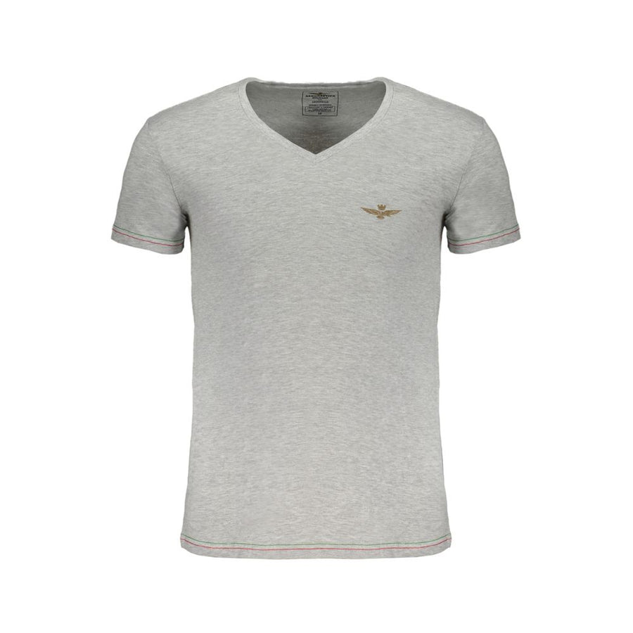 Gray Cotton T-Shirt