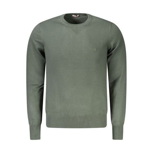 Green Viscose Men Sweater